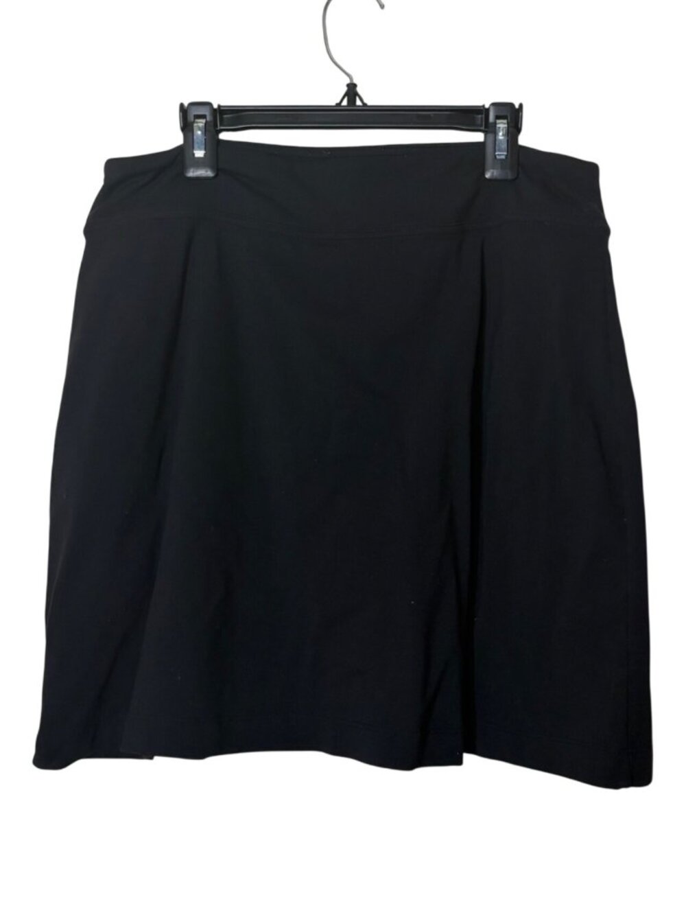 Athleta Sweet Sport Skort Womens M Black Stretch Pull On Golf Tennis Athletic